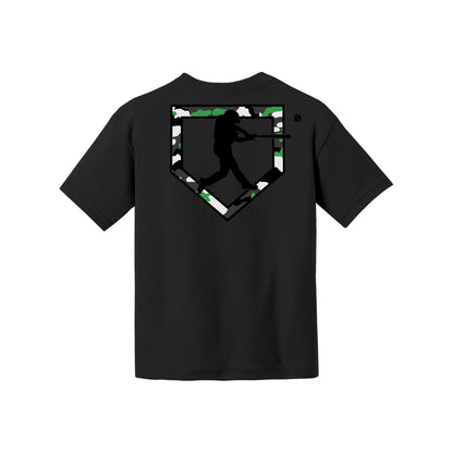 Camo Baseball Youth Tee