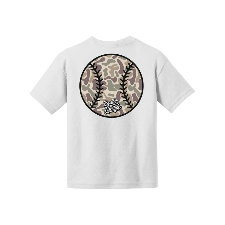 Camo Baseball Adult Tee