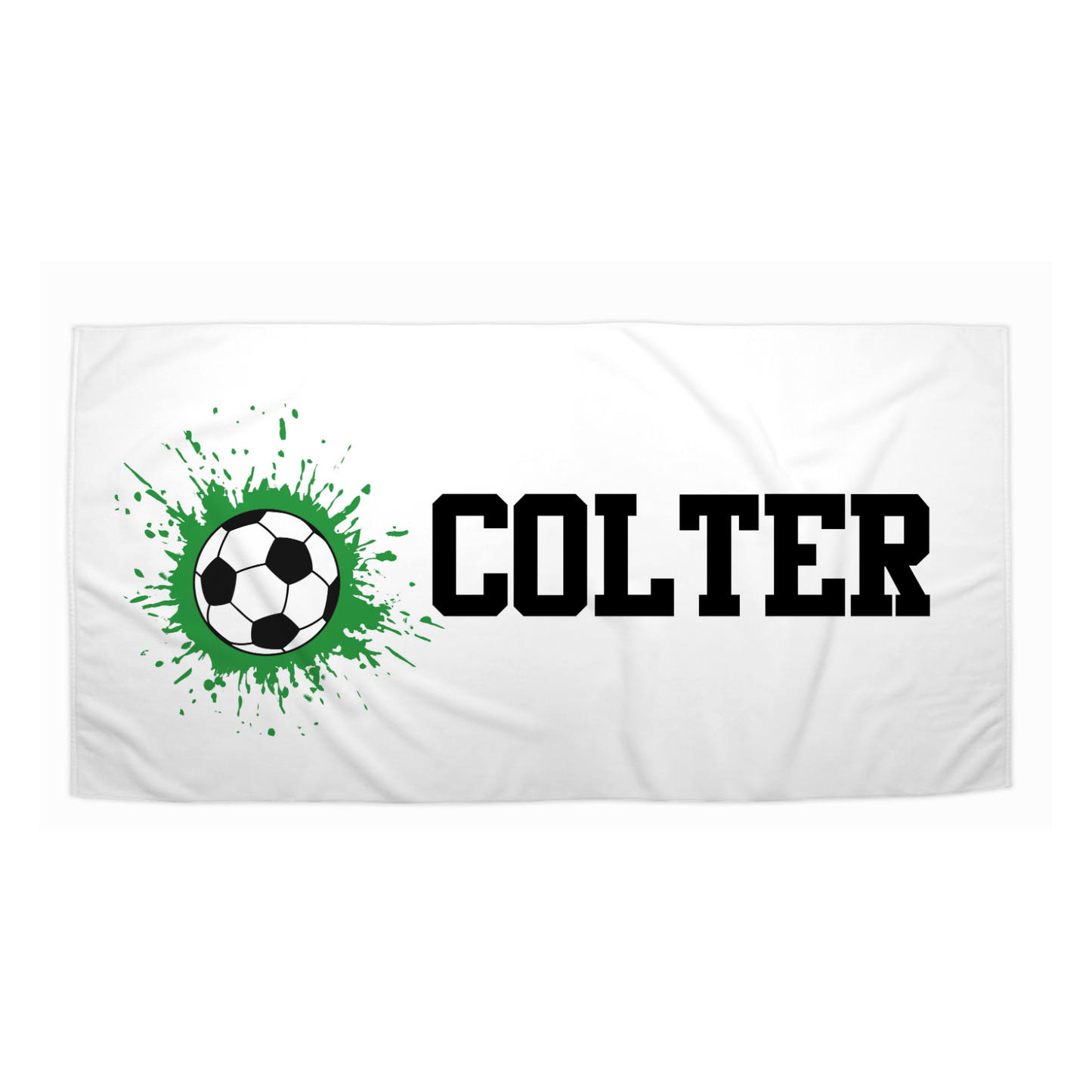 The Colter Soccer Beach Towel