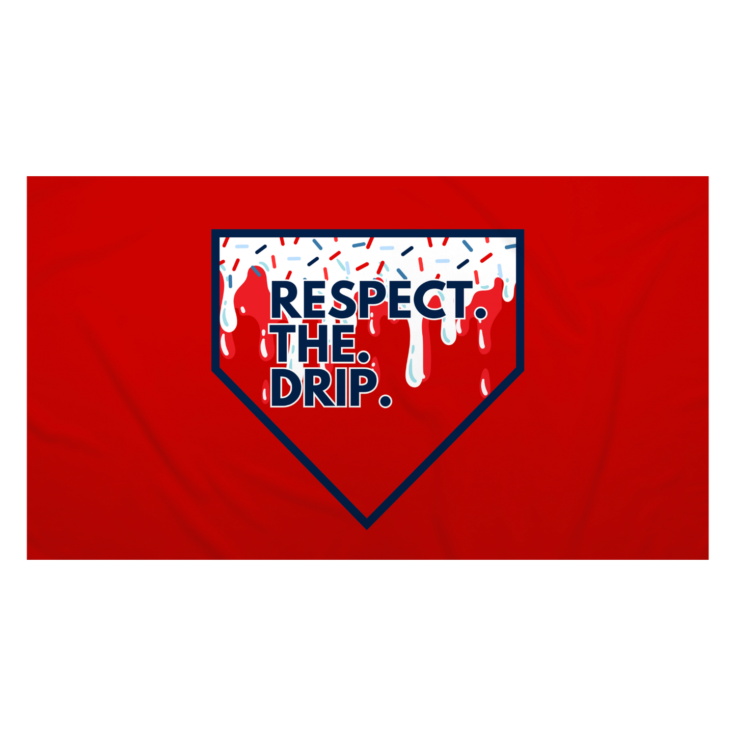 The Respect the Drip Beach Towel