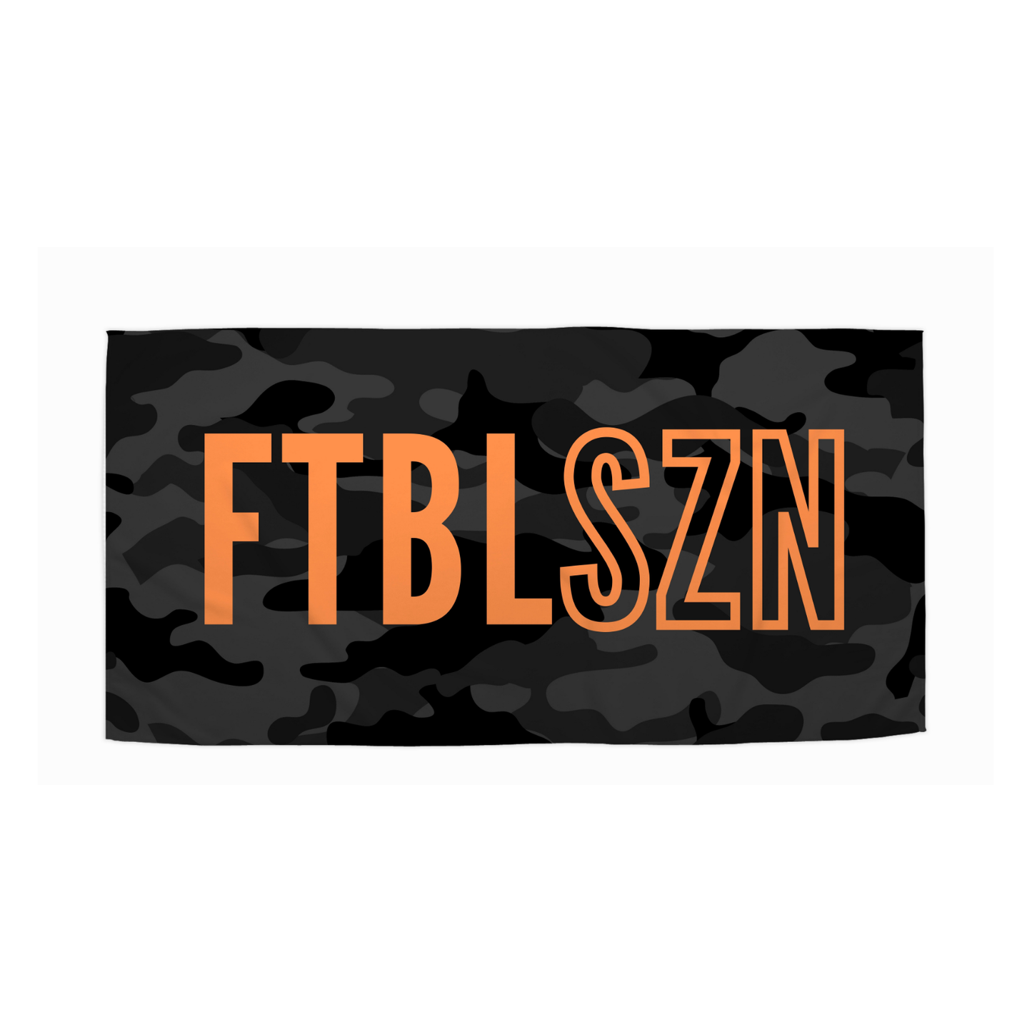 The Camo FTBL SZN Beach Towel