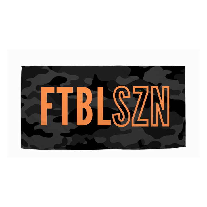 The Camo FTBL SZN Beach Towel