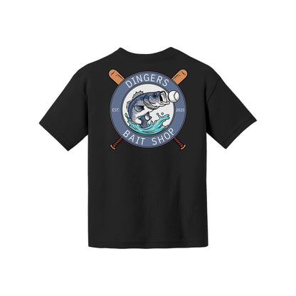 Dinger Bait Shop Fishing Youth Tee