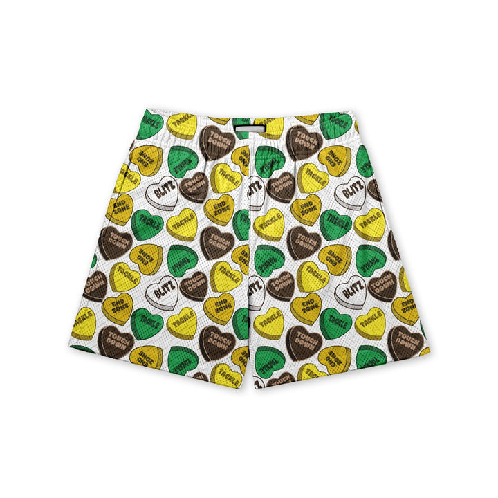 Valentine's Day Football Youth Shorts