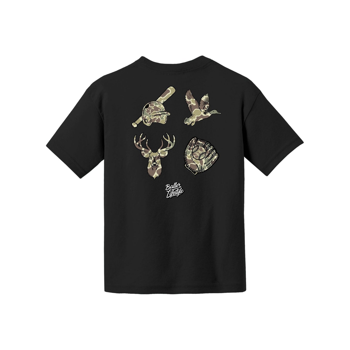 Camo Baseball Youth