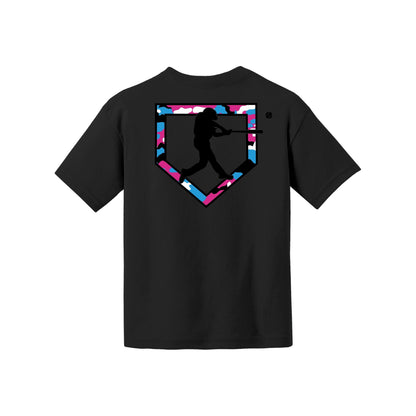 Camo Baseball Youth Tee