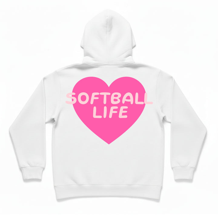 Youth Girls Camo Softball Hoodie