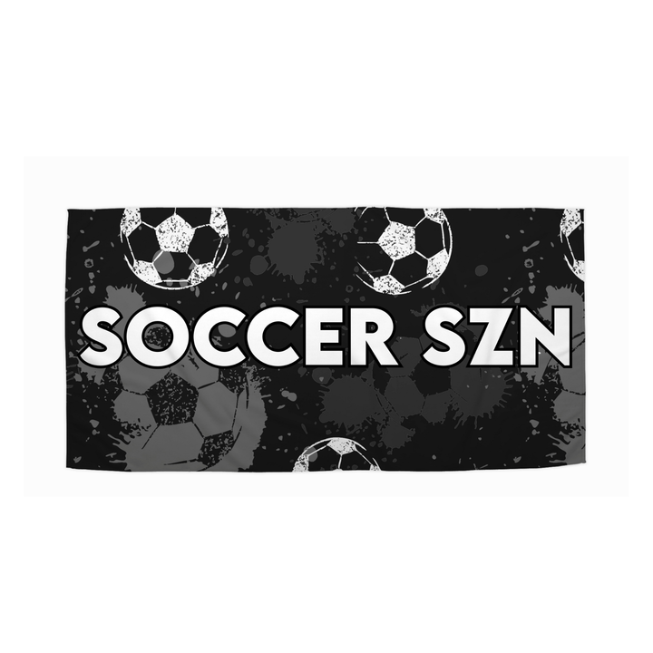 Soccer SZN Beach Towel