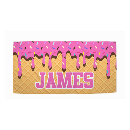 The James Sprinkle Drip Beach Towel