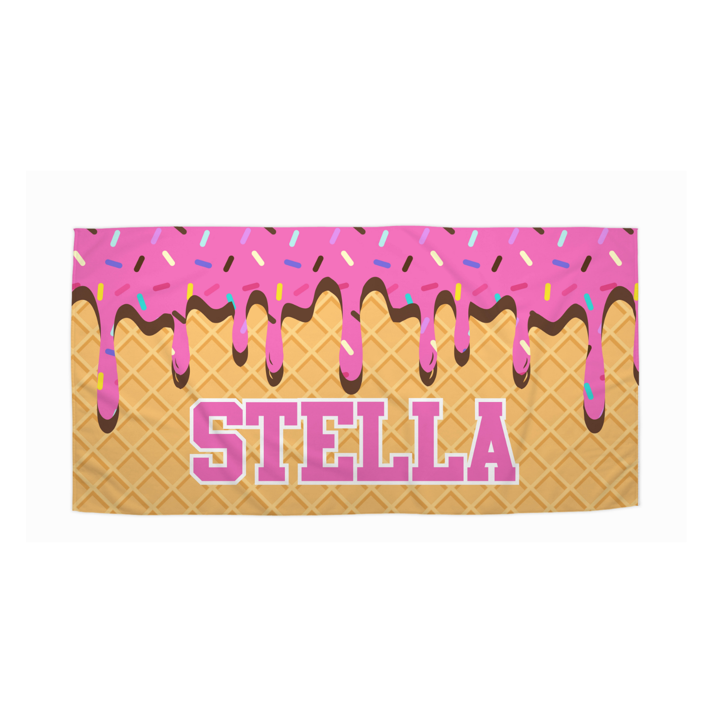 The James Sprinkle Drip Beach Towel