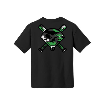 Camo Baseball Youth Tee