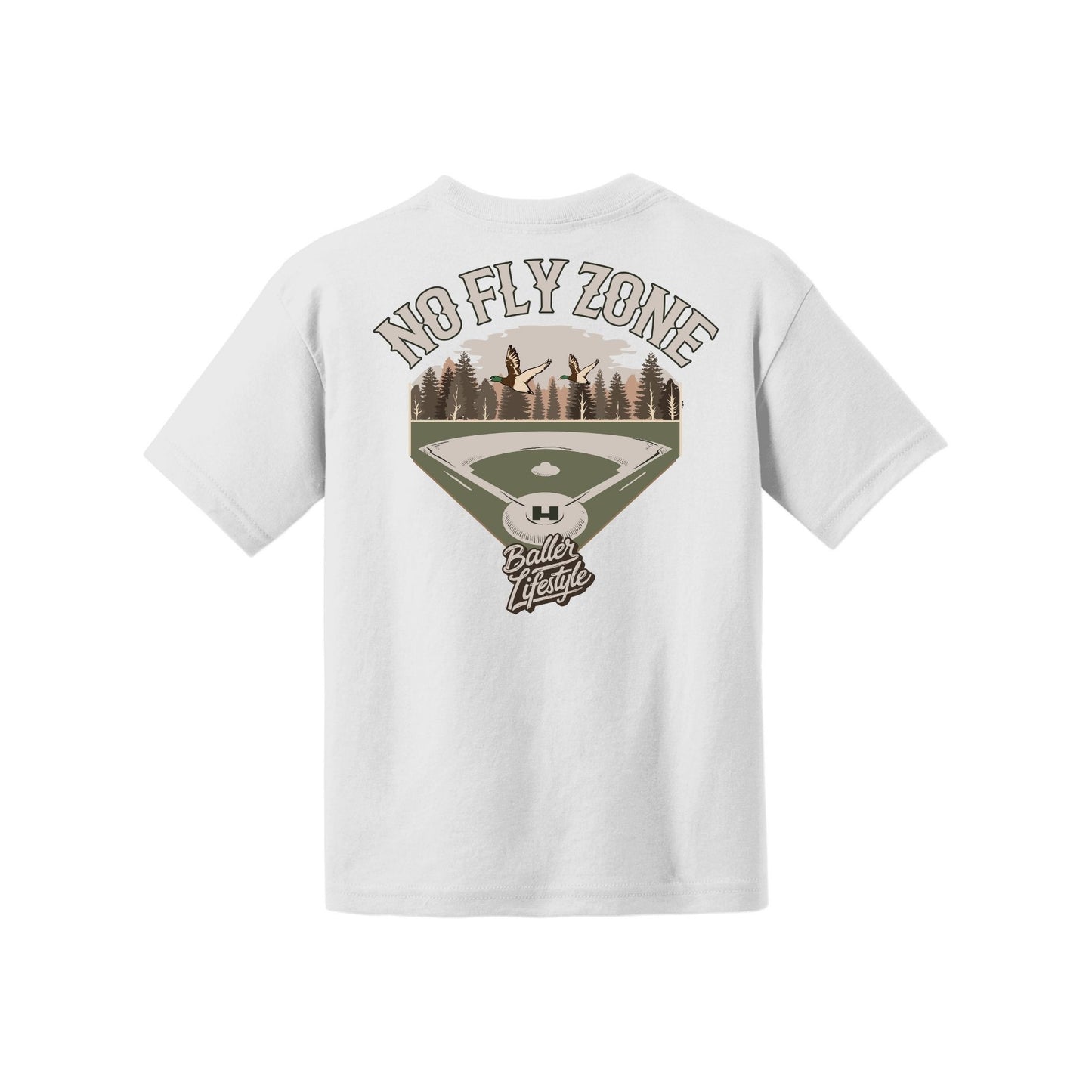 Camo Baseball Youth Tee