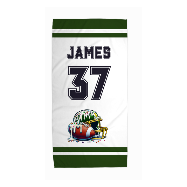 The James Football Beach Towel