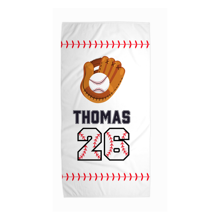 The Thomas Baseball Beach Towel