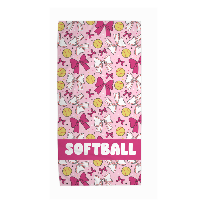 Softball Beach Towel