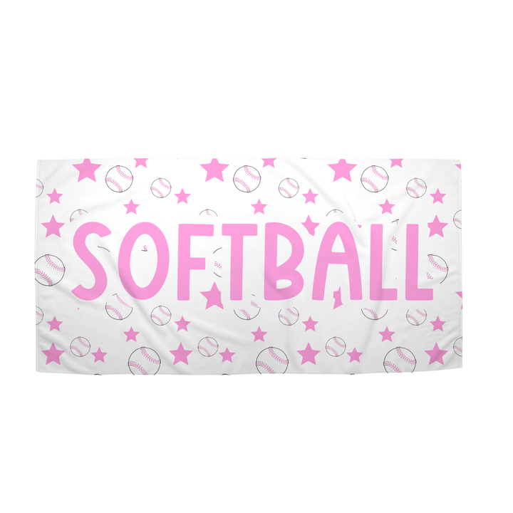 Softball Beach Towel