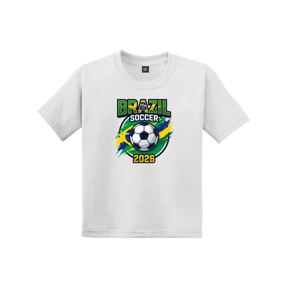 Brazil Soccer Drip Youth Tee