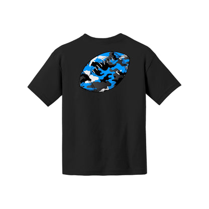 Camo Football Youth Tee