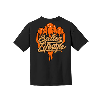 Baller Lifestyle Ice Cream Drip Youth Tee