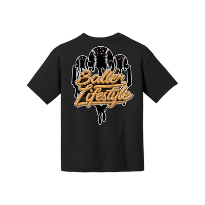 Baller Lifestyle Ice Cream Drip Youth Tee