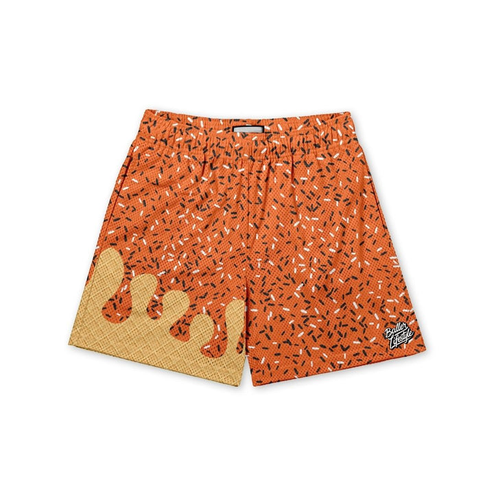 Halloween Baseball Ice Cream Drip Shorts