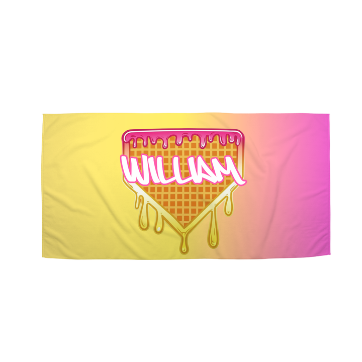 The Baseball SZN Beach Towel