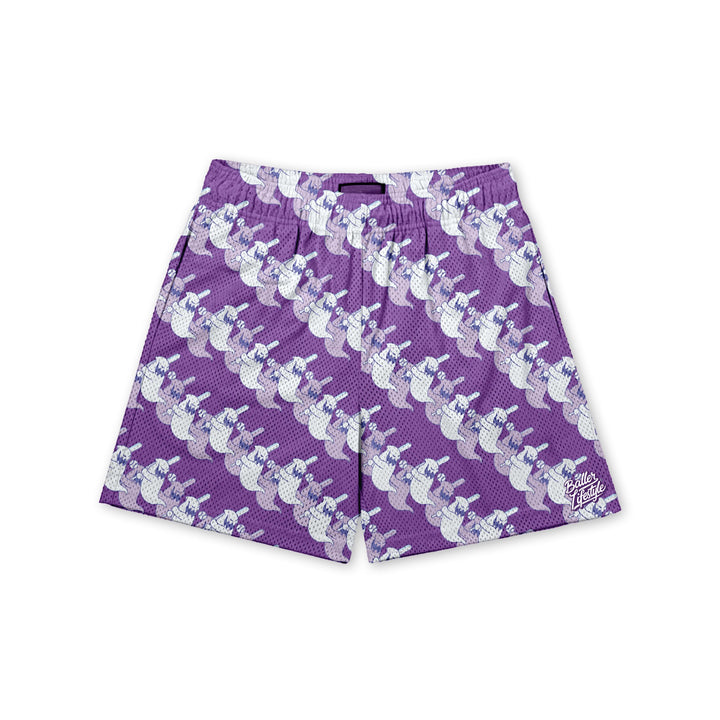 Ghost Halloween Baseball Ice Cream Drip Shorts