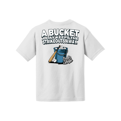 A Bucket a Day Keeps the Strikeouts away Adult Tee