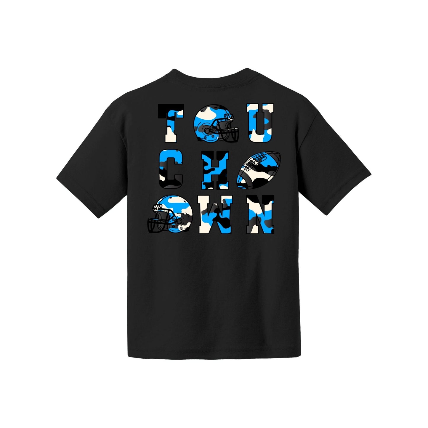 Camo Football Youth Tee