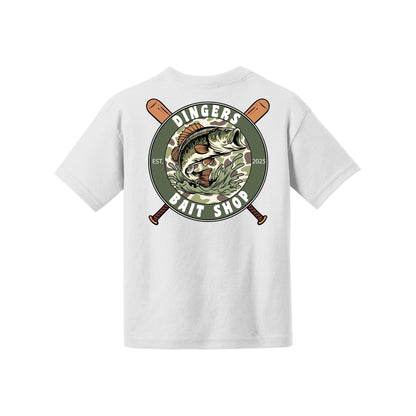 Dinger Bait Shop Fishing Youth Tee