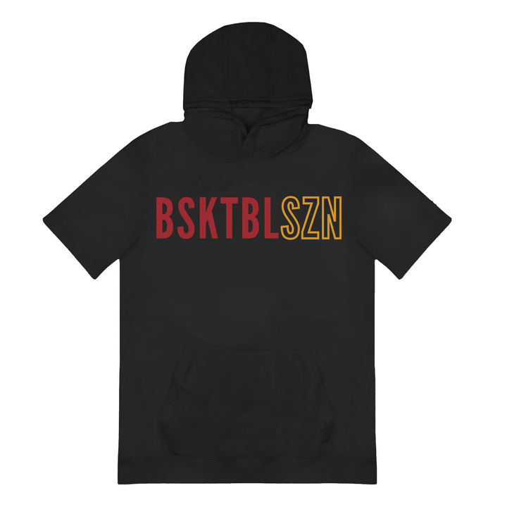 Basketball Youth Short Sleeve Hoodie