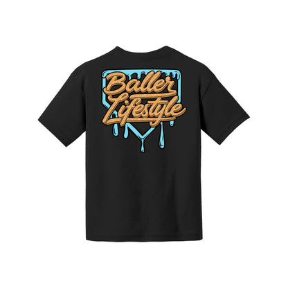 Baller Lifestyle Ice Cream Drip Youth Tee