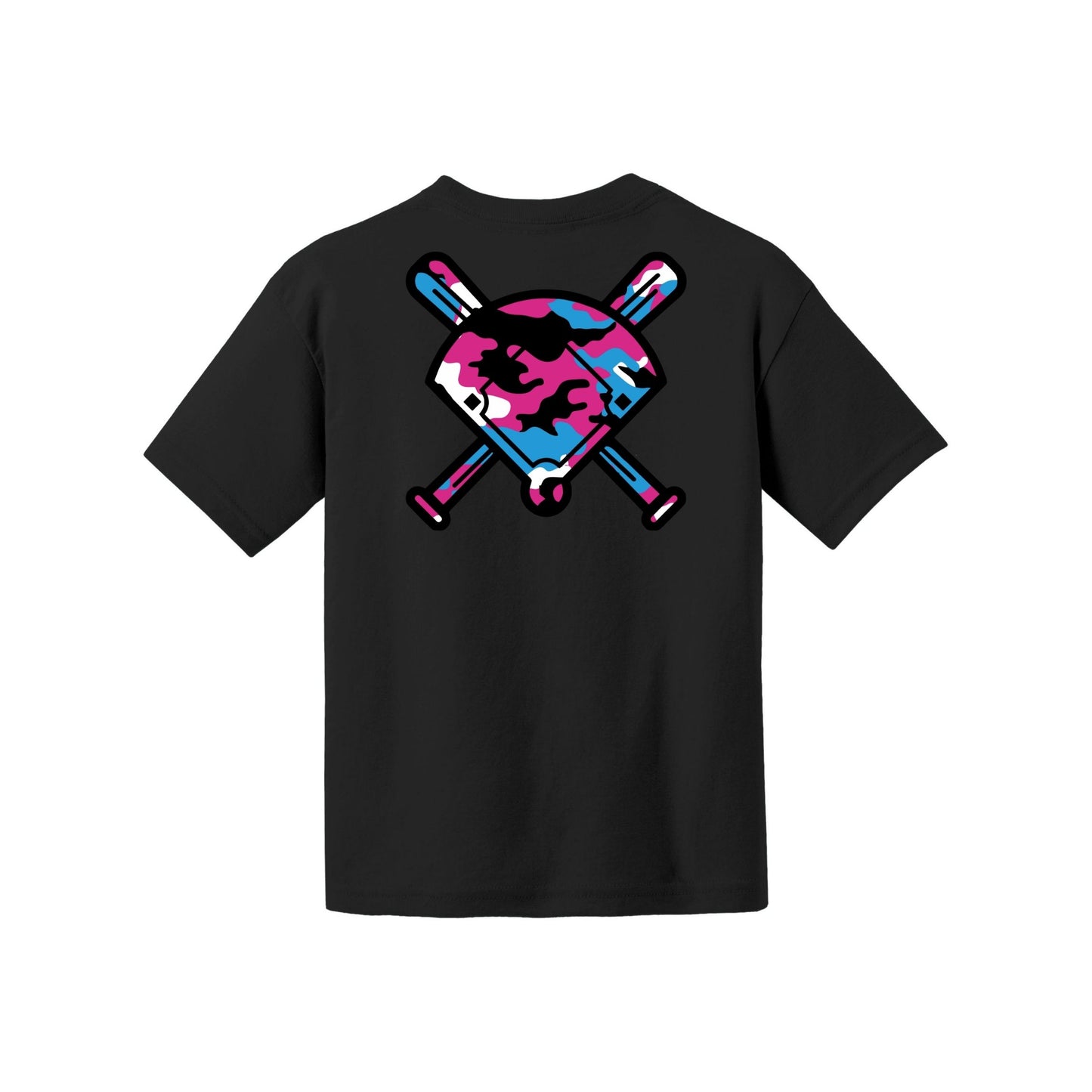 Camo Baseball Youth Tee