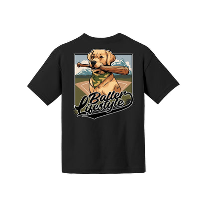 Baseball Dog Youth Tee