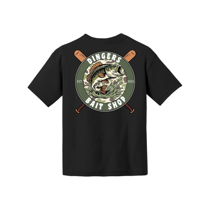 Dinger Bait Shop Fishing Youth Tee