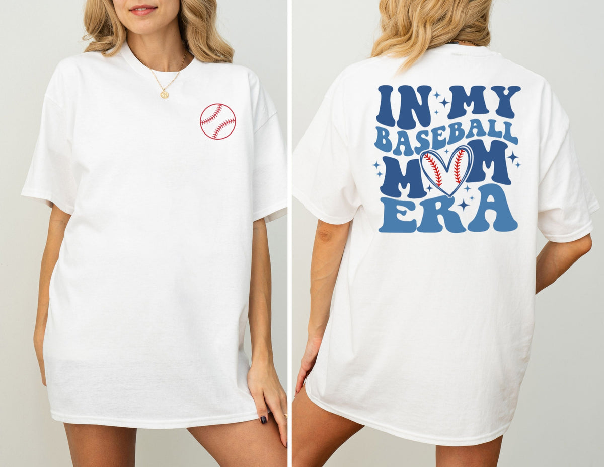 In My Baseball Mom Era Adult Tee