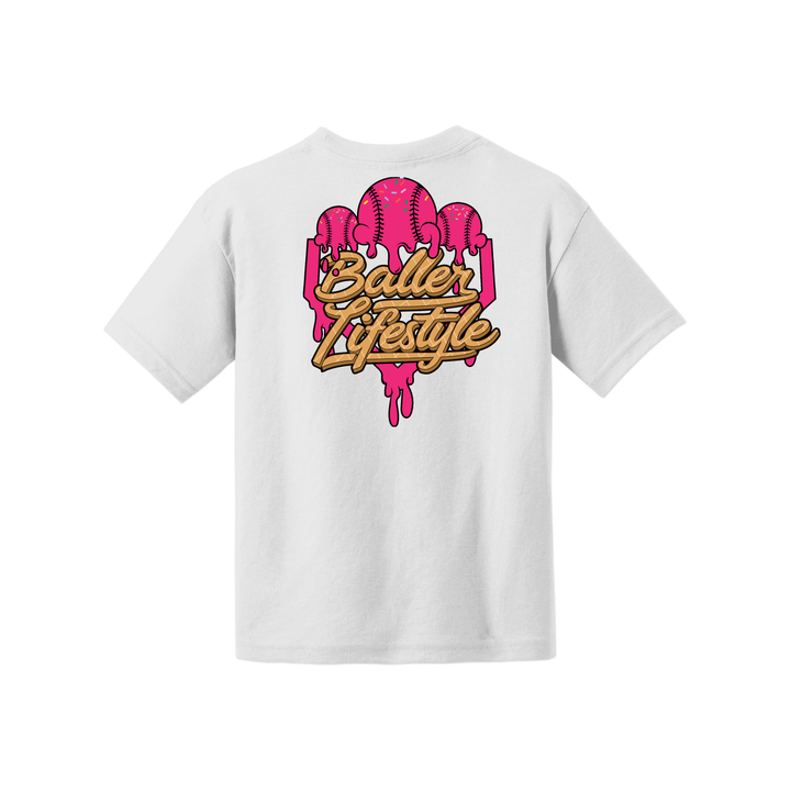 Baller Lifestyle Ice Cream Drip Adult Tee