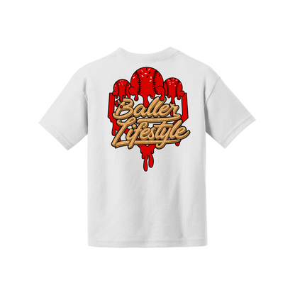 Baller Lifestyle Ice Cream Drip Adult Tee