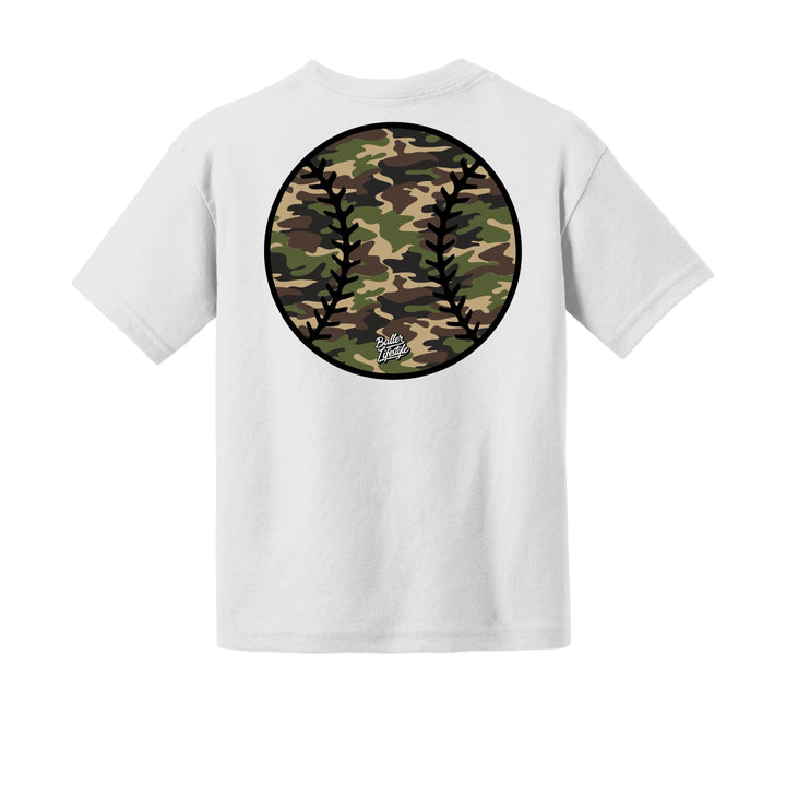 Camo Baseball Youth Tee