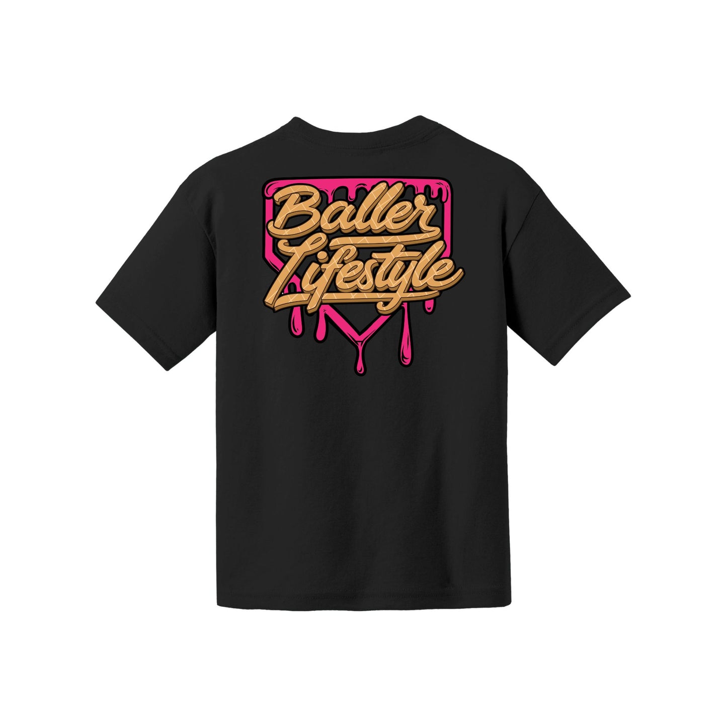 Baller Lifestyle Ice Cream Drip Youth Tee
