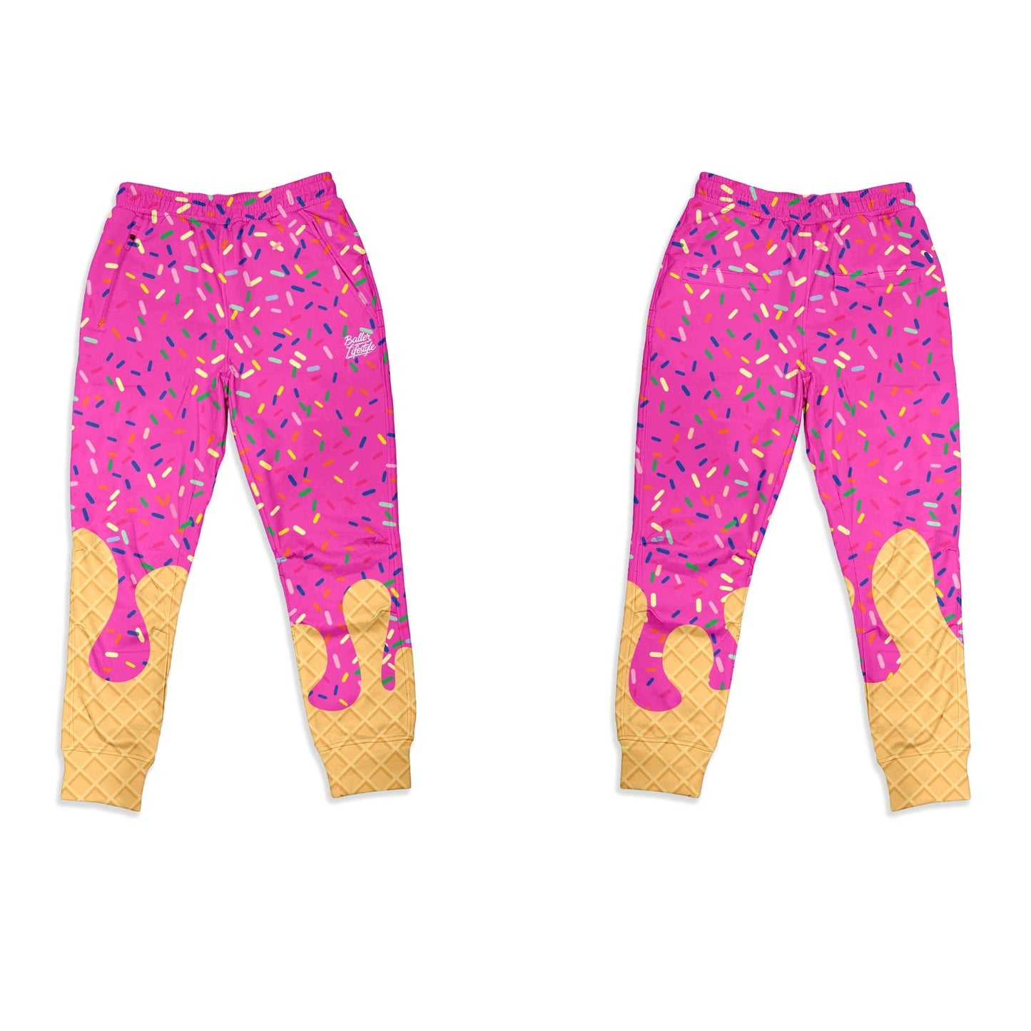 Baseball Ice Cream Drip Joggers
