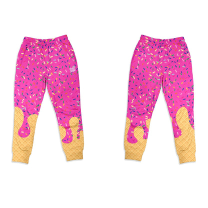Baseball Ice Cream Drip Joggers