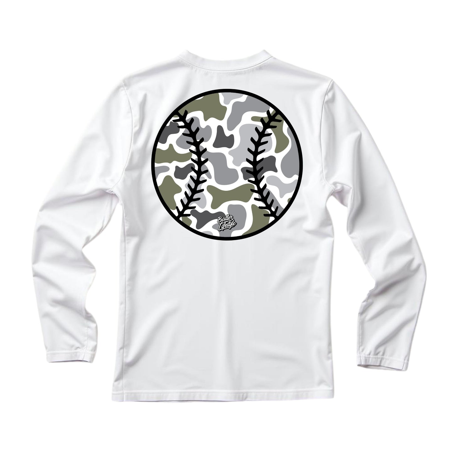 Baseball Youth Long Sleeve Tee