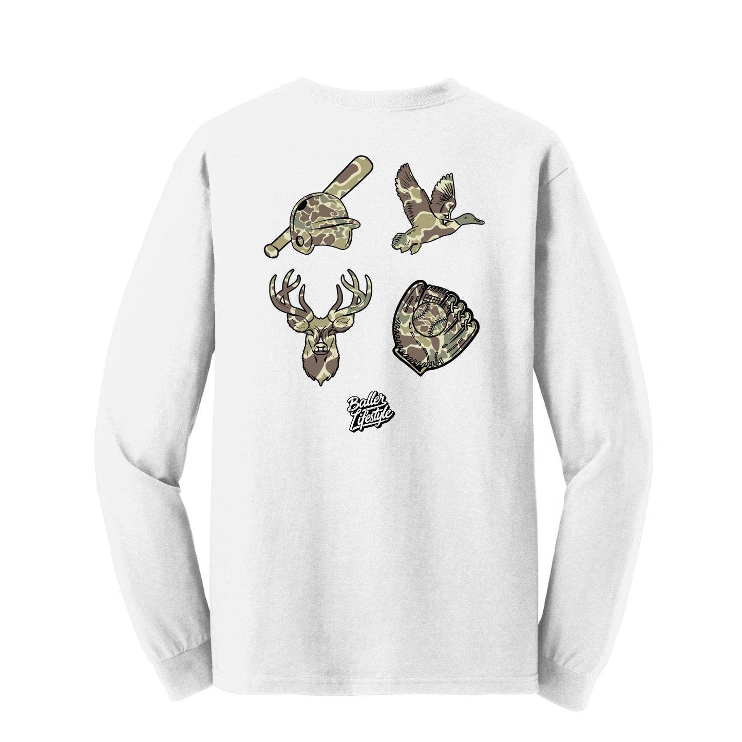 Baseball Youth Long Sleeve Tee