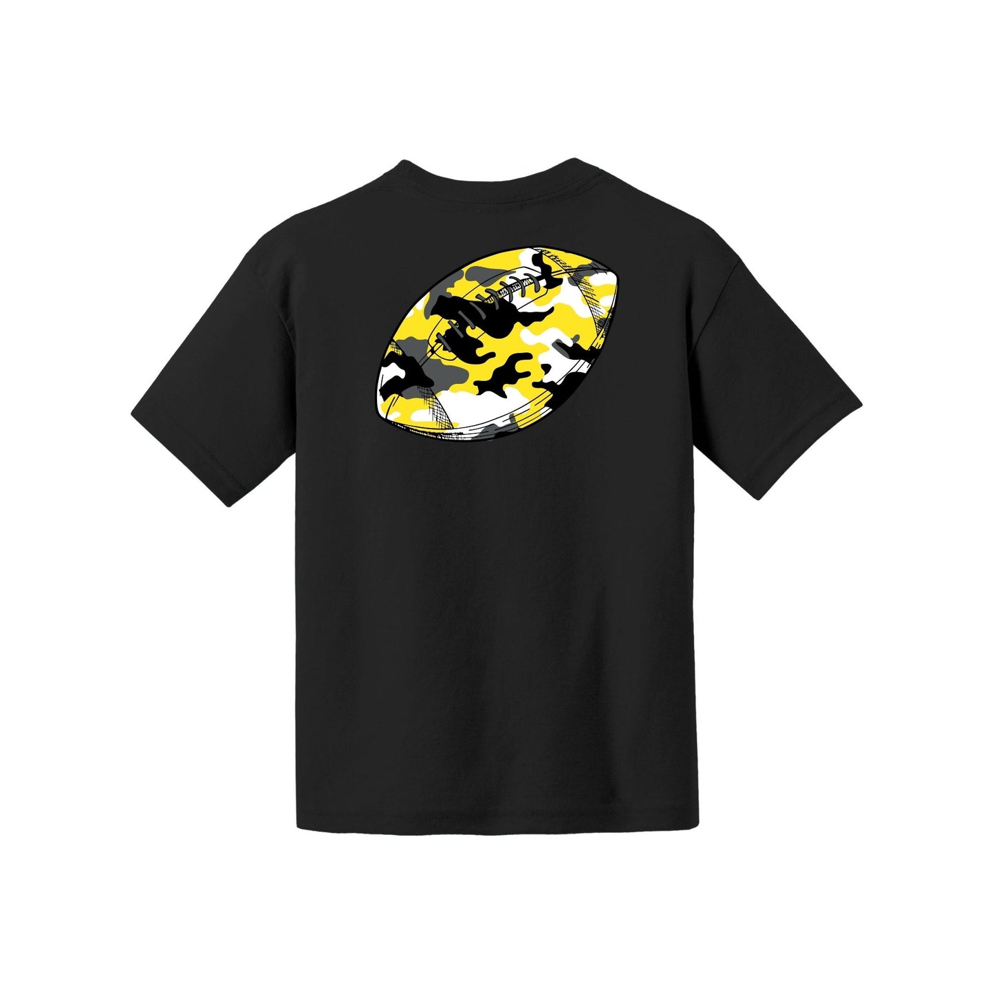 Camo Football Youth Tee