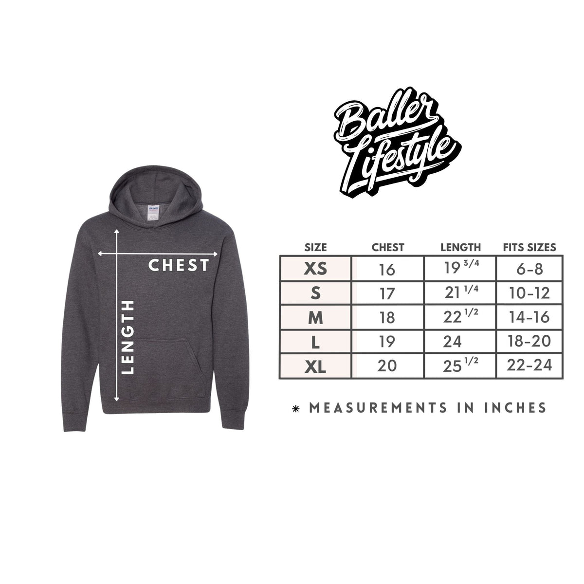 Youth Baseball Hoodie
