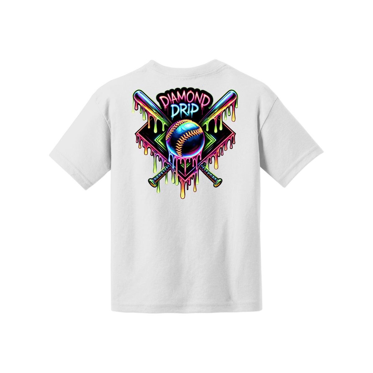 Diamond Baseball Drip Youth Tee