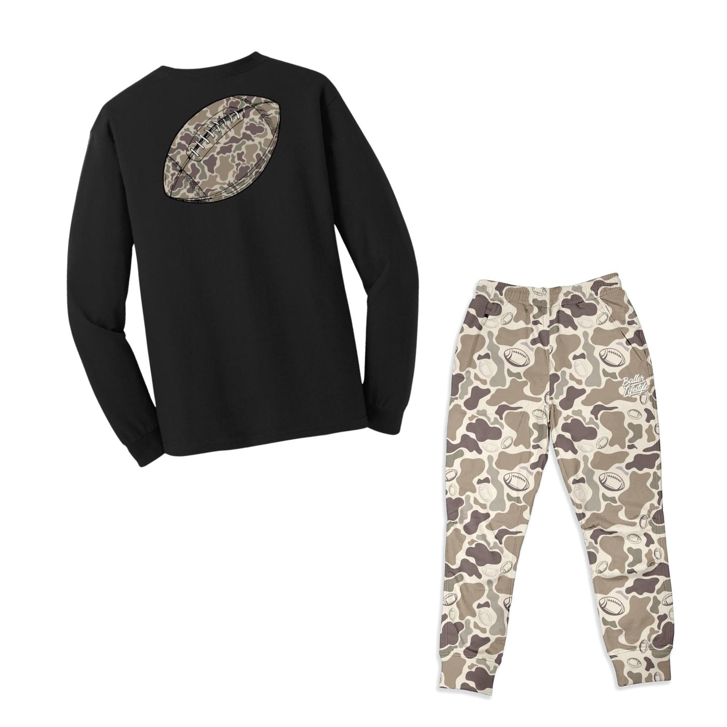 Baller Lifestyle Camo Football Joggers