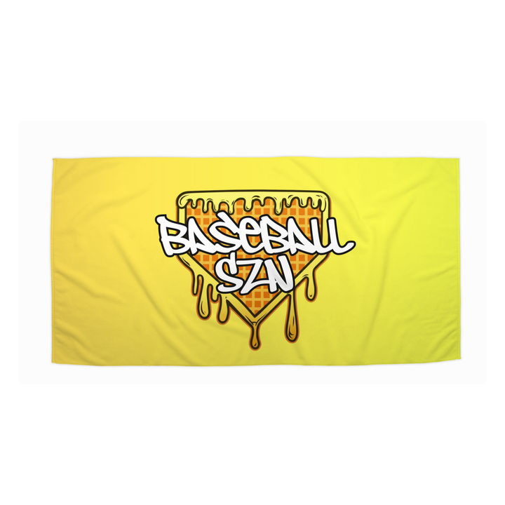 The Baseball SZN Beach Towel