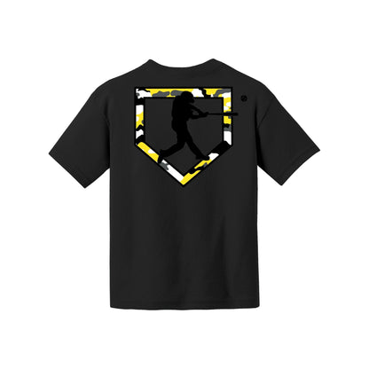 Camo Baseball Youth Tee